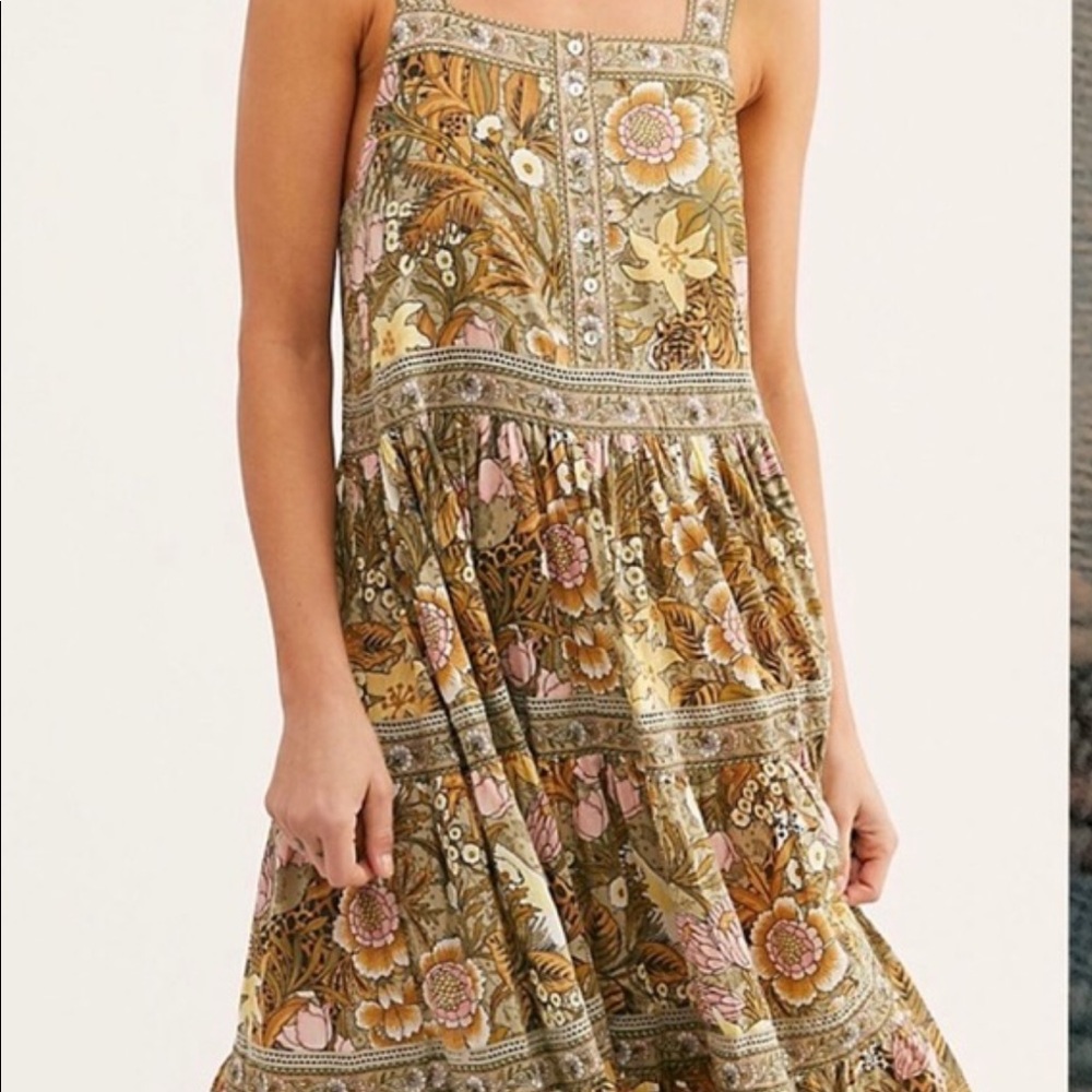 RARE Spell & The Gypsy Jungle Midi dress. Excellent condition.